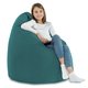 Bleu Pouf Poire XL velours