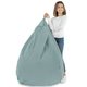 Menthe Pouf Poire XL velours