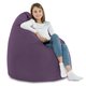 Violet Pouf Poire XL velours