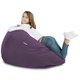 Violet Pouf Poire XL velours