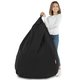 Noir Pouf Poire XL velours