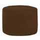 Marron Pouf Cylindre simili-cuir