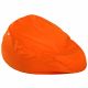 Orange Géant Pouf Poire XXL simili-cuir