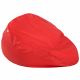 Rouge Géant Pouf Poire XXL simili-cuir