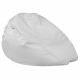 Blanc Pouf Poire Enfants simili-cuir