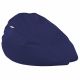 Bleu Pouf Poire Enfants simili-cuir