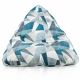 Abstract Pouf Poire Bermuda 