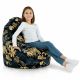 Feuilles d'or Pouf Poire Fauteuil Porto 