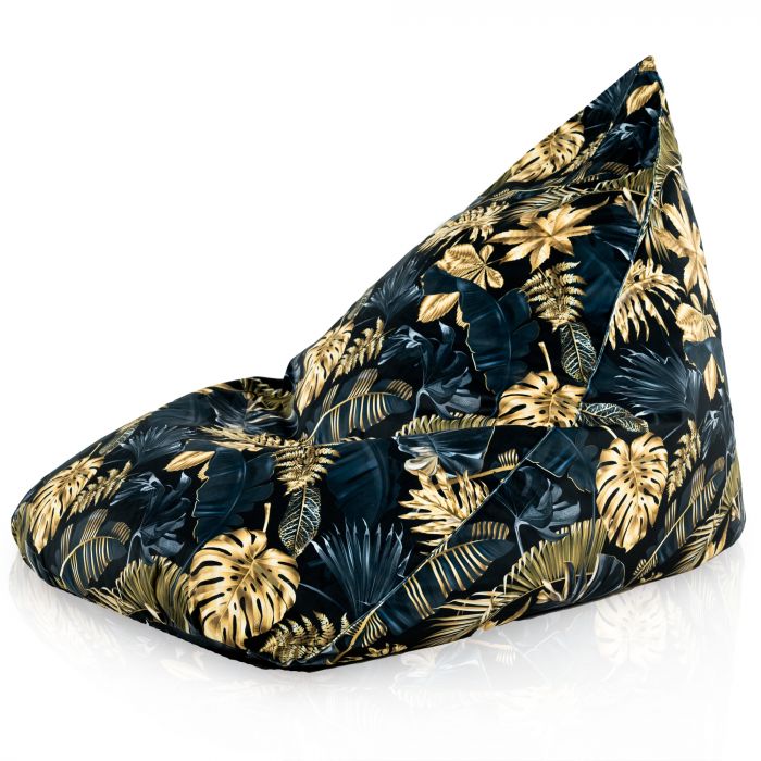 Feuilles d'or Pouf Poire Bermuda 