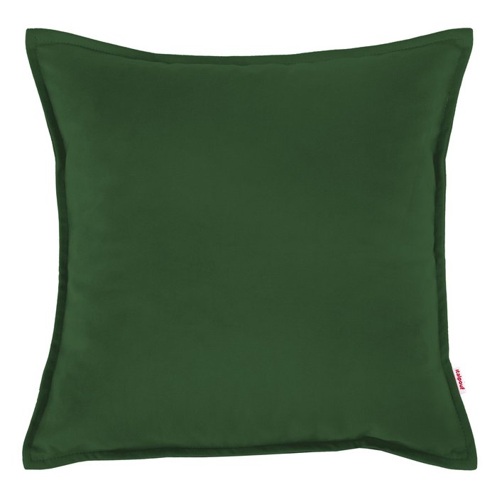 Vert foncé Coussin Carré pour salon velours