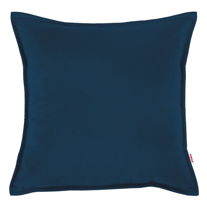 Bleu marine Coussin Carré pour salon velours