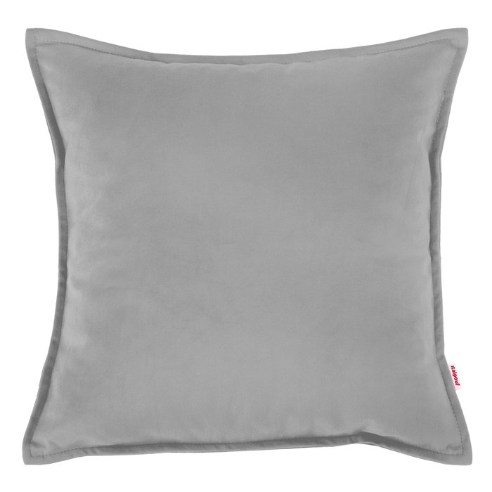 Gris clair Coussin Carré pour salon velours