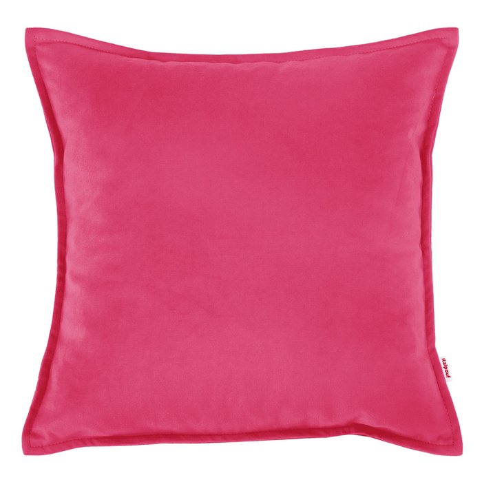 Rose Coussin Carré pour salon velours