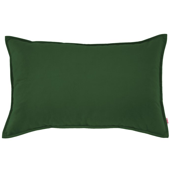 Vert foncé Coussin Rectangulaire velours