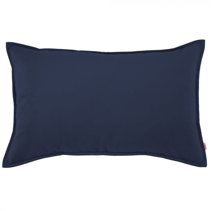 Bleu marine Coussin Rectangulaire velours