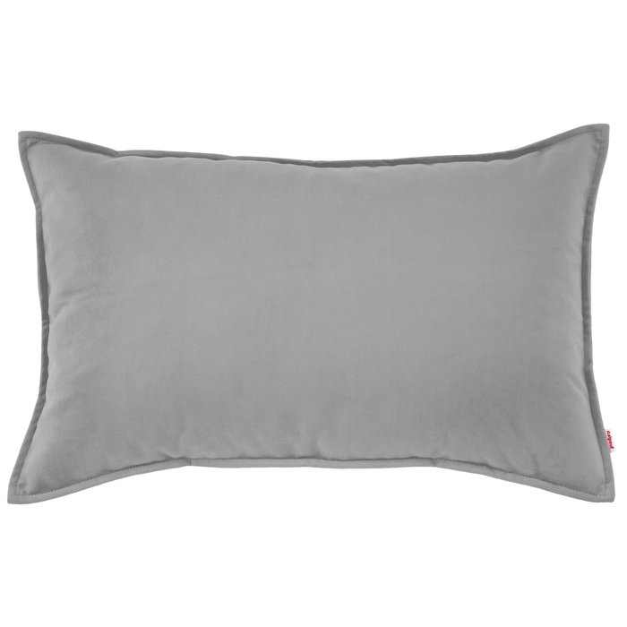 Gris clair Coussin Rectangulaire velours