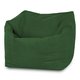 Vert foncé Pouf Poire Fauteuil Amalfi velours