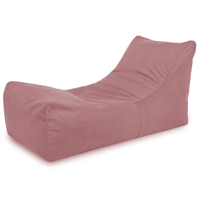 Rose poudré Pouf Poire Fauteuil Lounge Athènes velours