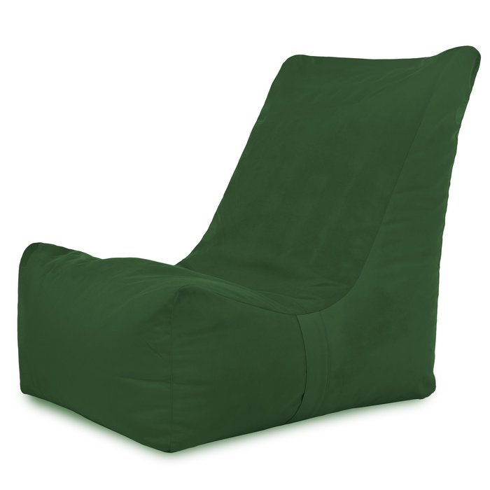 Vert foncé Pouf Poire Fauteuil Distinto Moderne velours