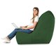 Vert foncé Pouf Poire Fauteuil Distinto Moderne velours