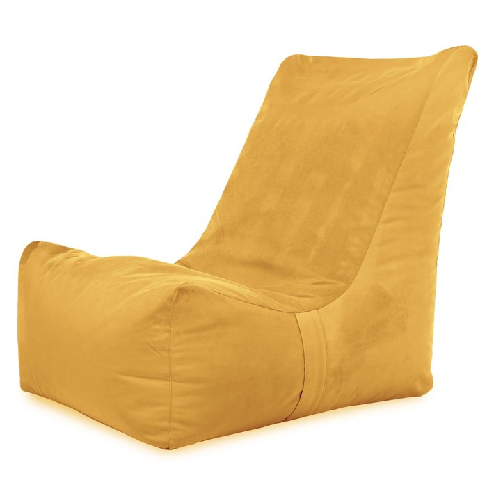 Jaune moutarde Pouf Poire Fauteuil Distinto Moderne velours