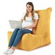 Jaune moutarde Pouf Poire Fauteuil Distinto Moderne velours