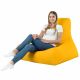 Jaune Pouf Poire Fauteuil Bali simili-cuir