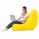 Jaune clair Pouf Poire Fauteuil Bali simili-cuir