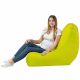 Lime Pouf Poire Fauteuil Bali simili-cuir