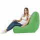 Vert Pouf Poire Fauteuil Bali simili-cuir