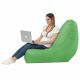 Vert Pouf Poire Fauteuil Bali simili-cuir