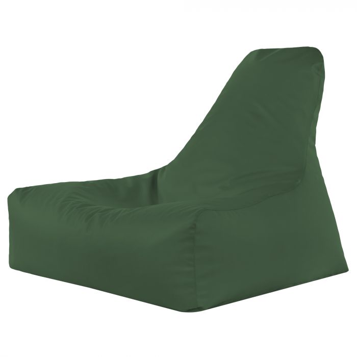 Vert foncé Pouf Poire Fauteuil Bali simili-cuir