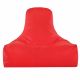 Rouge Pouf Poire Fauteuil Bali simili-cuir