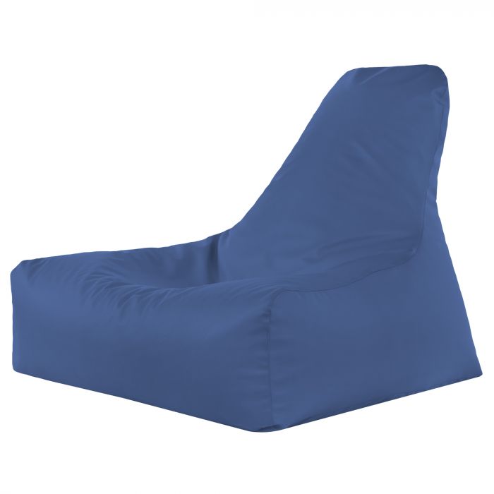 Bleu Pouf Poire Fauteuil Bali simili-cuir