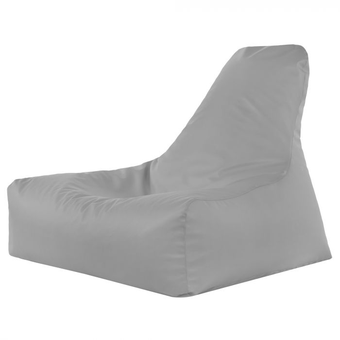 Sitzsack Sessel Bali Kunstleder hellgrau