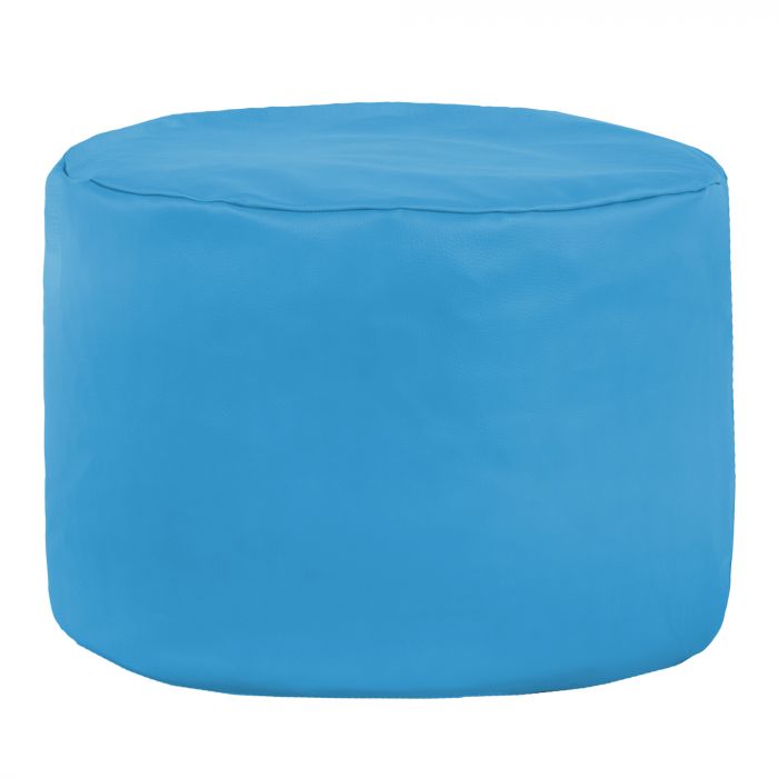 Azur Pouf Cylindre simili-cuir