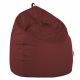 Rouge foncé Pouf Poire simili-cuir