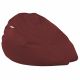 Rouge foncé Pouf Poire Enfants simili-cuir