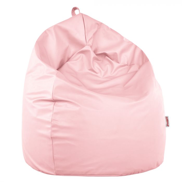 Rose métallisé Pouf Poire Enfants simili-cuir