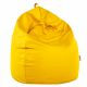 Jaune clair Pouf Poire simili-cuir