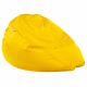 Jaune clair Pouf Poire Enfants simili-cuir