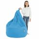 Azur Pouf Poire XL simili-cuir