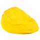 Jaune clair Pouf Poire XL simili-cuir