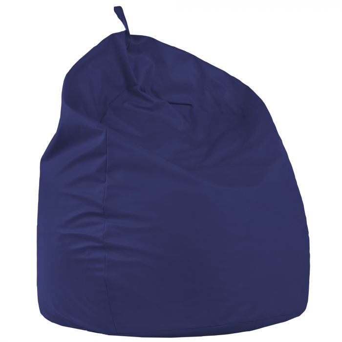 Bleu marine Géant Pouf Poire XXL simili-cuir