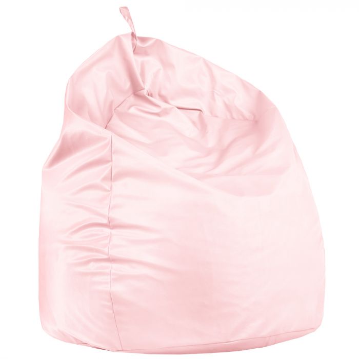 Rose métallisé Géant Pouf Poire XXL simili-cuir