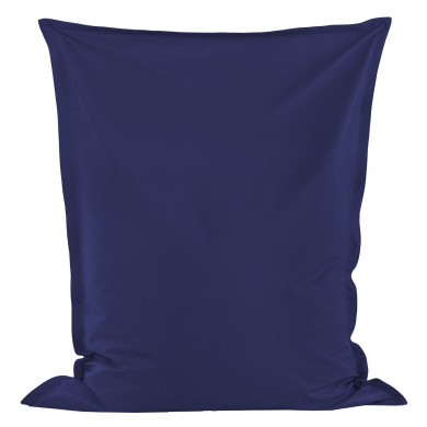 Bleu marine Pouf Poire Coussin simili-cuir