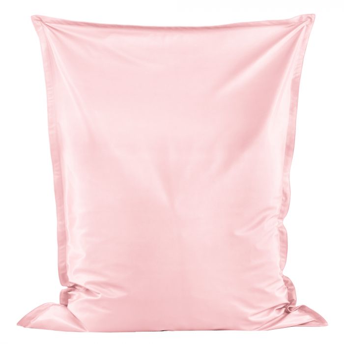 Rose métallisé Pouf Poire Coussin XXL simili-cuir