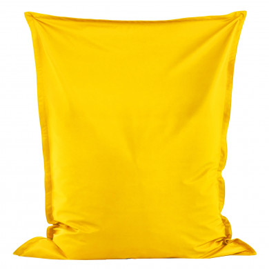 Jaune clair Pouf Poire Coussin simili-cuir