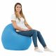 Azur Coussin Rond Monaco simili-cuir