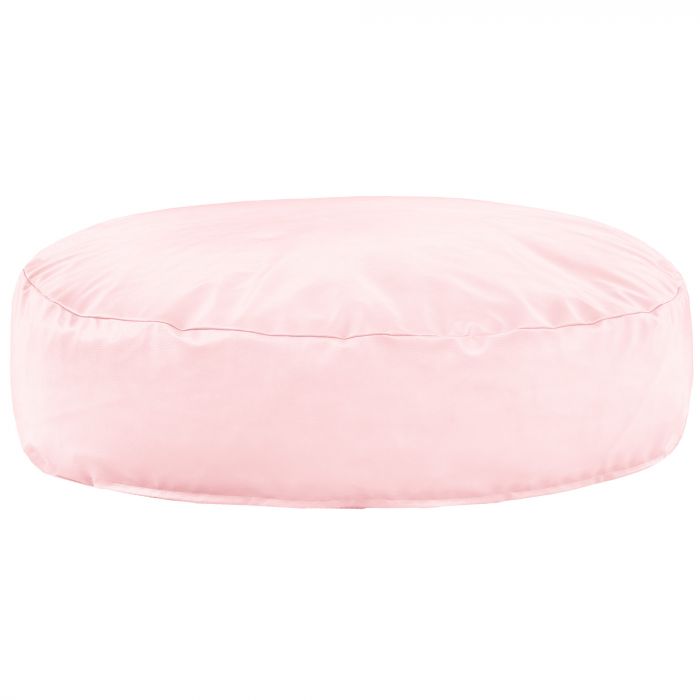 Rose métallisé Coussin Rond Monaco simili-cuir